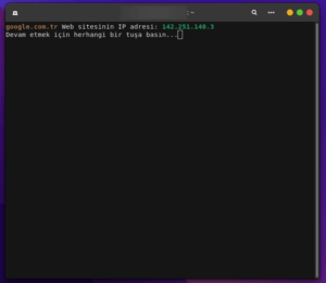 Shell Script ile Web IP Tracker Yapımı | Fatih ÖNDER